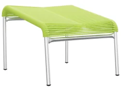 Schaffner Spaghetti-Fuss-Hocker Säntis Feuerverzinkt Grün | Schubiger Möbel