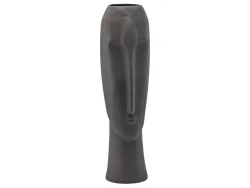 Edg Vase Gesicht Mohai Schwarzgrün H: 59 cm  | Schubiger Möbel