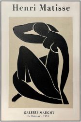 image LAND Gemälde Matisse-Inspired Black Nude  | Schubiger Möbel