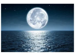 image LAND Digitaldruck auf Glas Vollmond  | Schubiger Möbel