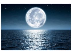 image LAND Digitaldruck auf Glas Vollmond  | Schubiger Möbel
