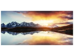 image LAND Alubild See mit Spiegelungen  | Schubiger Möbel