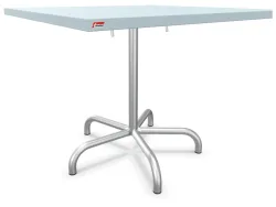 Schaffner Metalltisch Säntis Quadratisch Feuerverzinkt Blau | Schubiger Möbel