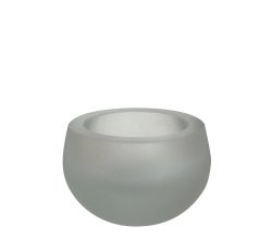 Kaheku Windlicht Olson, Klar-Matt H: 7 cm Transparent | Schubiger Möbel