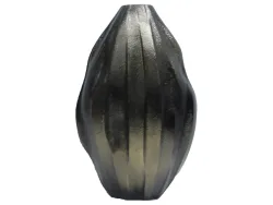 Decofinder Vase Metall Antikmessing H: 35 cm  | Schubiger Möbel
