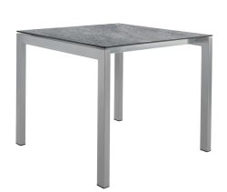 Schaffner Gartentisch Luzern Decor Quadratisch Grau | Schubiger Möbel