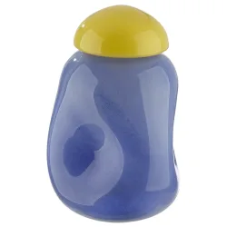 Gilde Vase Candy Glas Blau H: 21 cm  | Schubiger Möbel