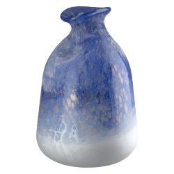 Gilde Vase Azur Glas Blau H: 27 cm  | Schubiger Möbel