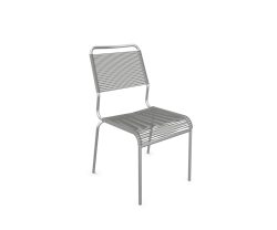 Schaffner Spaghetti-Stuhl Rigi Comfort Feuerverzinkt Grau | Schubiger Möbel