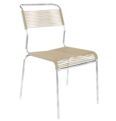 Schaffner Spaghetti-Stuhl Säntis Feuerverzinkt Beige | Schubiger Möbel