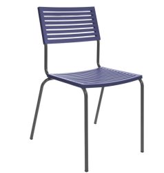 Schaffner Gartenstuhl Lamello Blau | Schubiger Möbel
