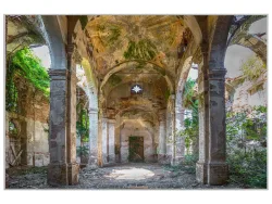 image LAND Bild mit Rahmen Verlassener Flur 2  | Schubiger Möbel