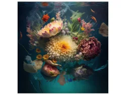 image LAND Glasbild Water Flowers  | Schubiger Möbel