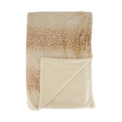 Decofinder Plaid Hirschfell, Creme  | Schubiger Möbel