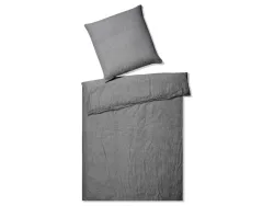 Elegante Bettwäsche Breeze Dunkelgrau  | Schubiger Möbel