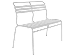 Schaffner Lättli-2er-Bank Säntis Weiss | Schubiger Möbel