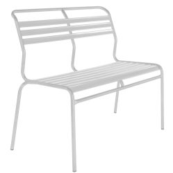 Schaffner Lättli-2er-Bank Säntis Weiss | Schubiger Möbel