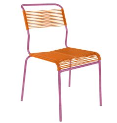 Schaffner Spaghetti-Stuhl Säntis Orange | Schubiger Möbel