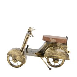 Decofinder Figur Roller, Antikes Gold H: 20 cm  | Schubiger Möbel