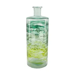 Decofinder Vase Flasche, Glas, Grün H: 40 cm  | Schubiger Möbel