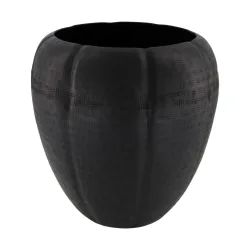 Decofinder Vase Aluminium, Schwarz  | Schubiger Möbel