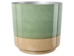 Gasper Gefäss Colores, Metall Salbei H: 25 cm Grün | Schubiger Möbel