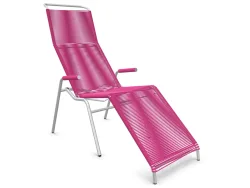 Schaffner Spaghetti-Liege Säntis Feuerverzinkt Rosa | Schubiger Möbel