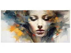 image LAND Acrylglasbild Colourful Shadow Girl  | Schubiger Möbel