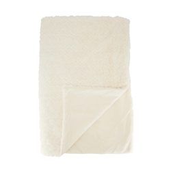 Decofinder Plaid Waben, Creme  | Schubiger Möbel