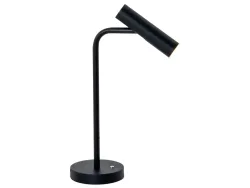 Fischer & Honsel Tischlampe Stina H: 48 cm Schwarz | Schubiger Möbel