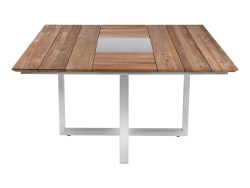 Blaser und Trösch Gartentisch Quadux Holzfarbig | Schubiger Möbel