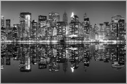 image LAND Bild mit Rahmen New York Skyline  | Schubiger Möbel