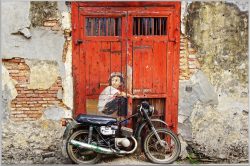image LAND Bild mit Rahmen Street Art mit Moped  | Schubiger Möbel