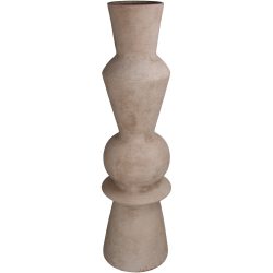 Kersten Vase Terracatta, Ivory H: 72 cm  | Schubiger Möbel
