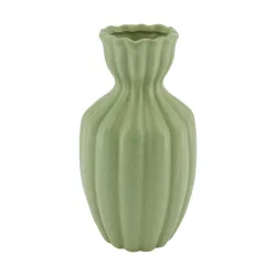 Decofinder Vase Keramik, Grün  | Schubiger Möbel