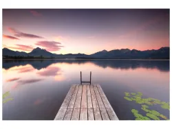image LAND Alubild Steg in Der Abenddämmerung  | Schubiger Möbel