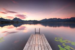 image LAND Alubild Steg in Der Abenddämmerung  | Schubiger Möbel