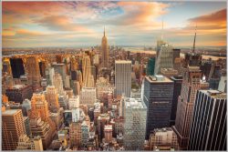 image LAND Bild mit Rahmen New York Skyline  | Schubiger Möbel