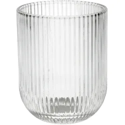 Kersten Trinkglas Stripe, Glas H: 10 cm  | Schubiger Möbel