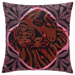 Stoeckel & Grimmler Kissenhülle Sportalm Tiger Pink 45x45 cm  | Schubiger Möbel