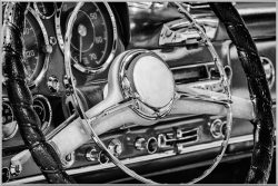 image LAND Bild mit Rahmen Oldtimer Lenkrad  | Schubiger Möbel