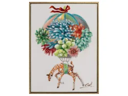 image LAND Bild Giraffe am Ballon  | Schubiger Möbel