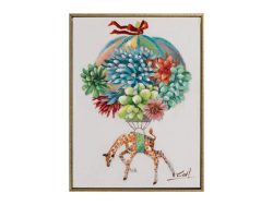 image LAND Bild Giraffe am Ballon  | Schubiger Möbel