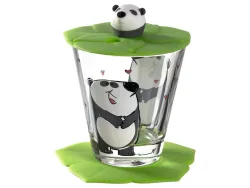 Alltron Trinkglas Für Kinder Bambini Panda, 215 ml, 3-eilig Transparent | Schubiger Möbel