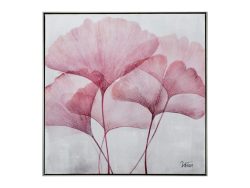 image LAND Bild mit Rahmen Ginkgo Blätter in Rosa Rosa | Schubiger Möbel