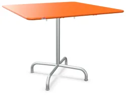 Schaffner Metall-Tisch Rigi Quadratisch Feuerverzinkt Orange | Schubiger Möbel