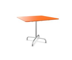 Schaffner Metall-Tisch Rigi Quadratisch Feuerverzinkt Orange | Schubiger Möbel