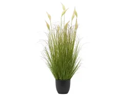Edg Kunstpflanze Grass mit  Blumen H: 104 cm  | Schubiger Möbel