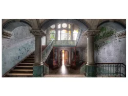 image LAND Digitaldruck auf Acrylglas Lost Place Treppenhaus 3  | Schubiger Möbel