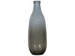 Decofinder Flasche Glas Dunkelgrün H: 40 cm  | Schubiger Möbel